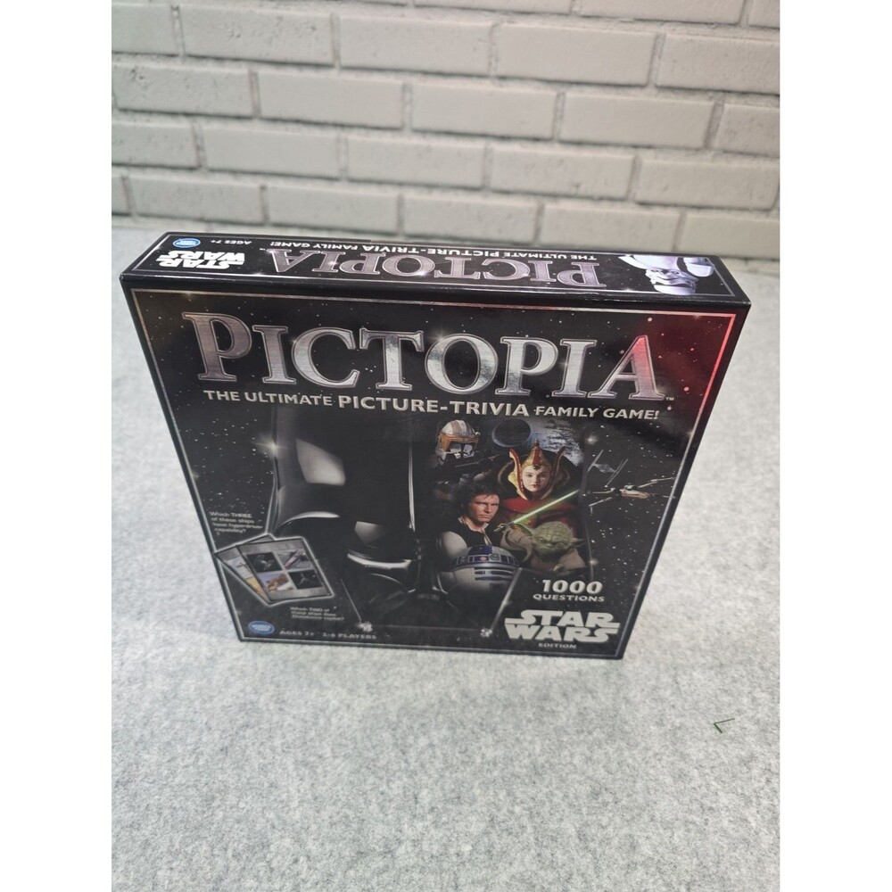 Pictopia Star Wars Edition 1000 Questions Trivia Family Game NEW Sealed 2015